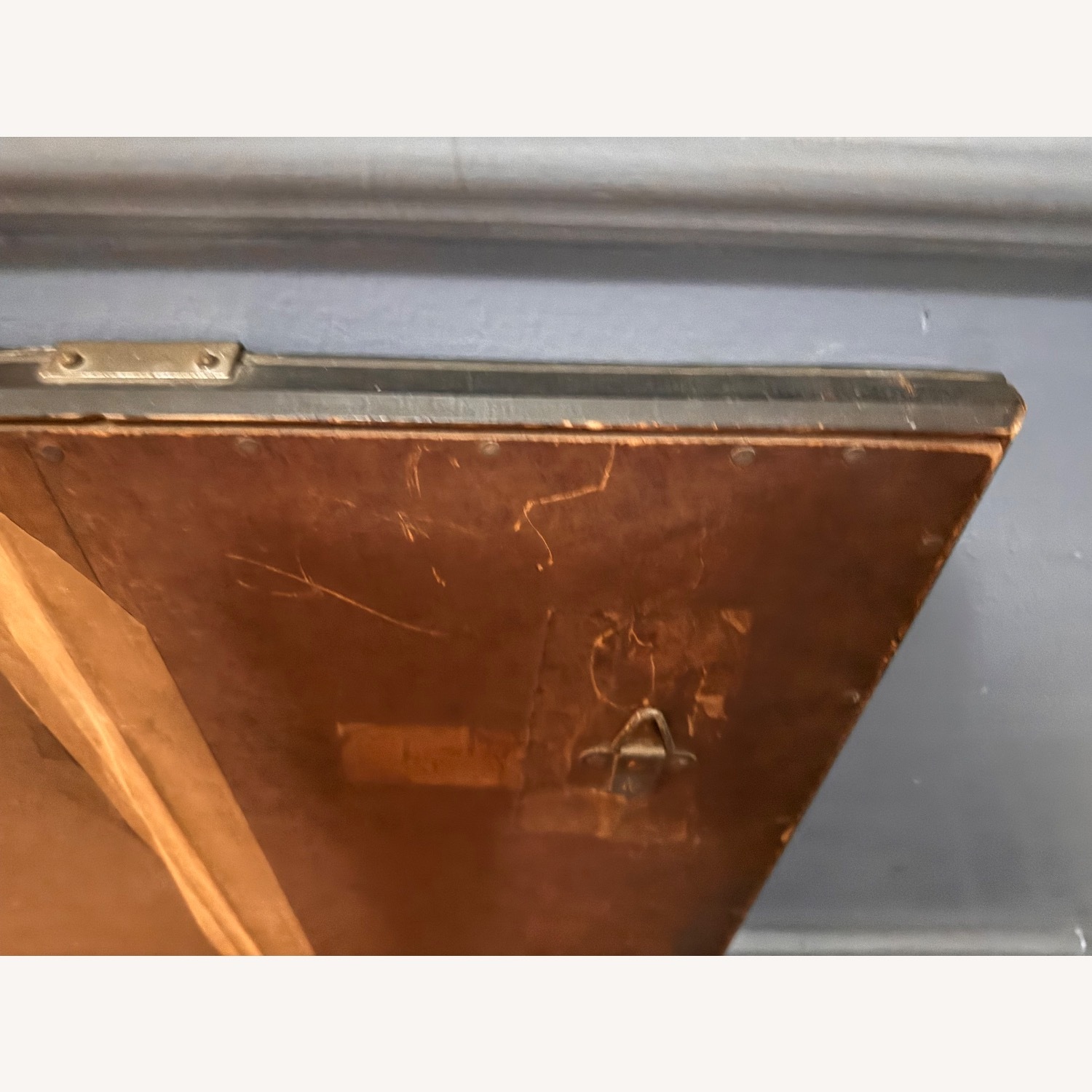 Large Vintage/Antique Etched Wall Mirror - image-13