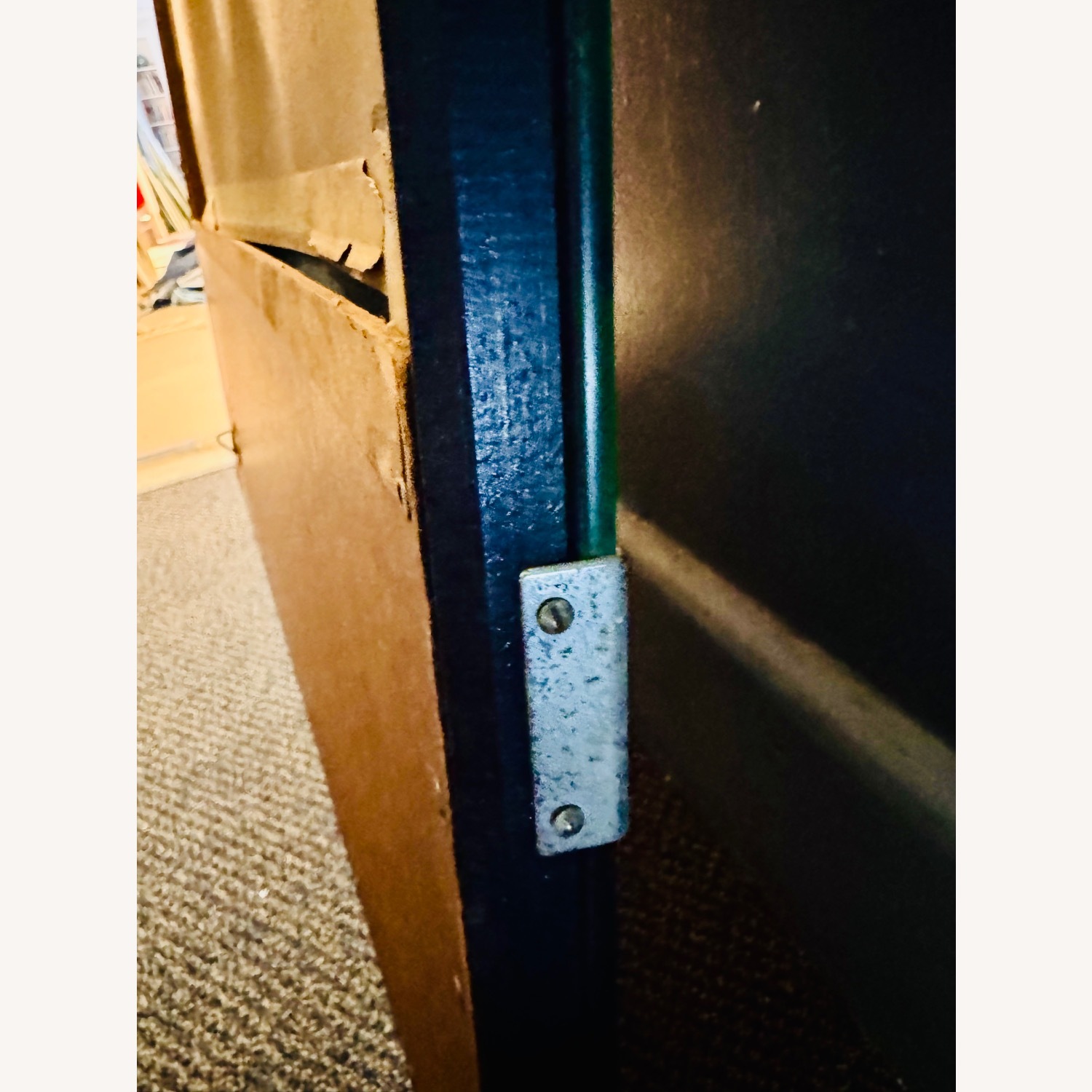 Large Vintage/Antique Etched Wall Mirror - image-12