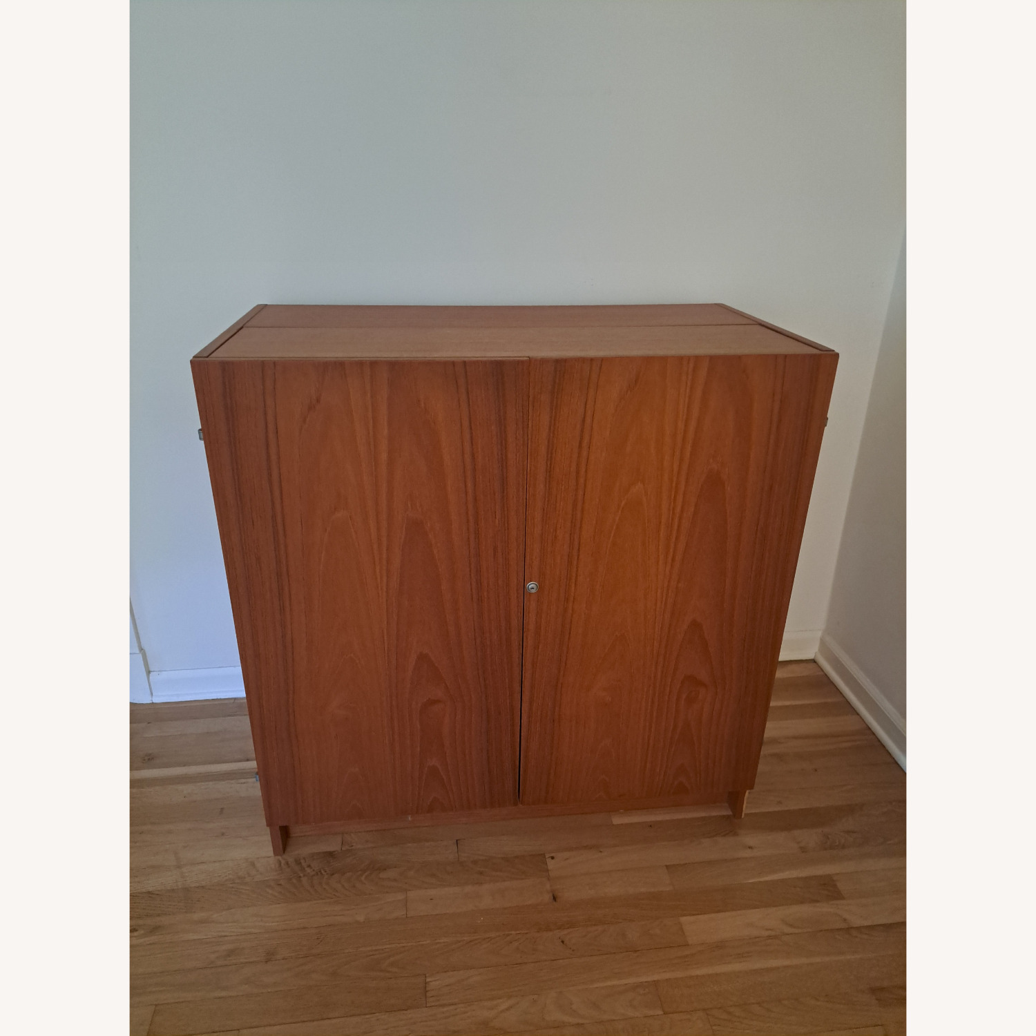 Maurice Villency Teak Wood Desk With Storage - image-3