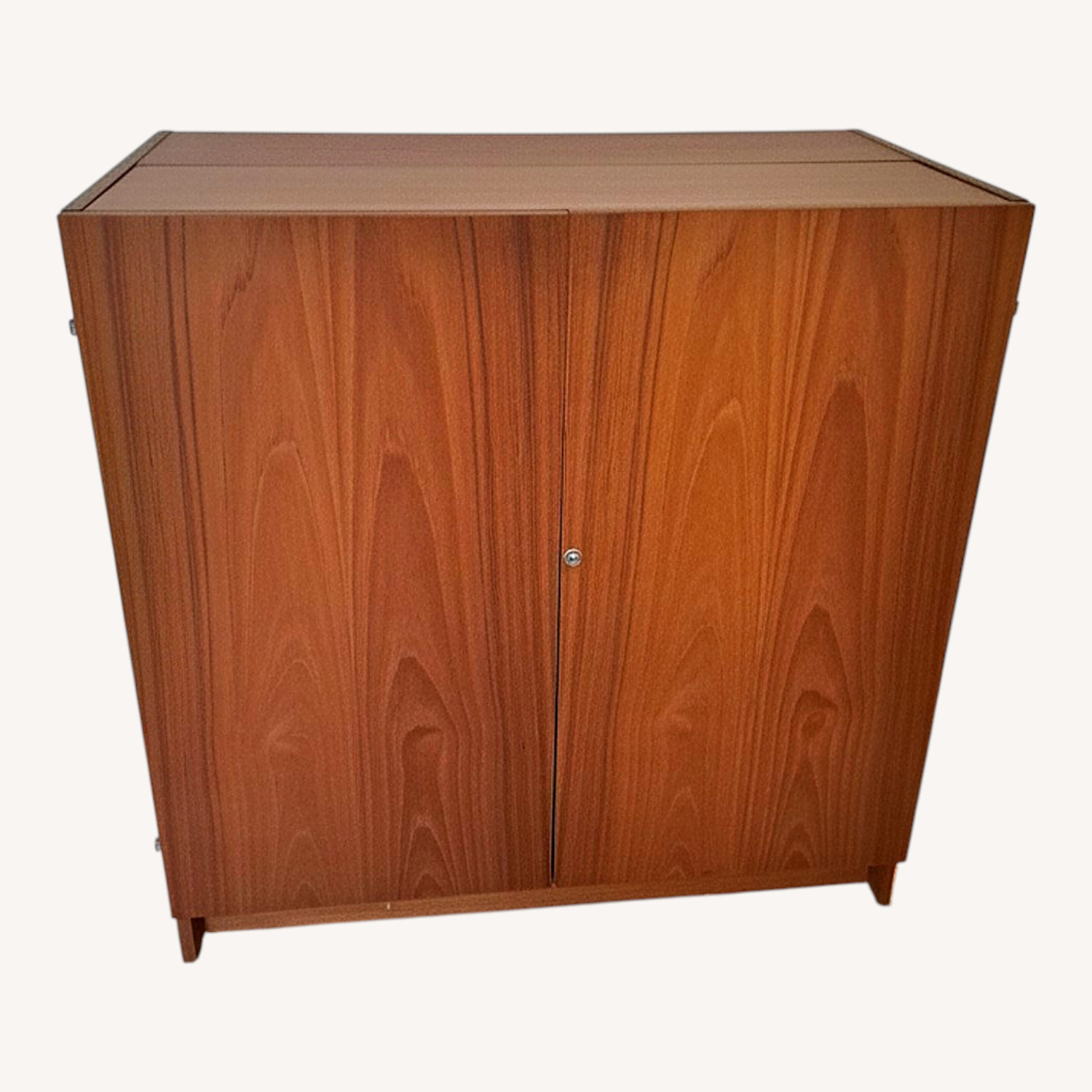 Maurice Villency Teak Wood Desk With Storage - image-0