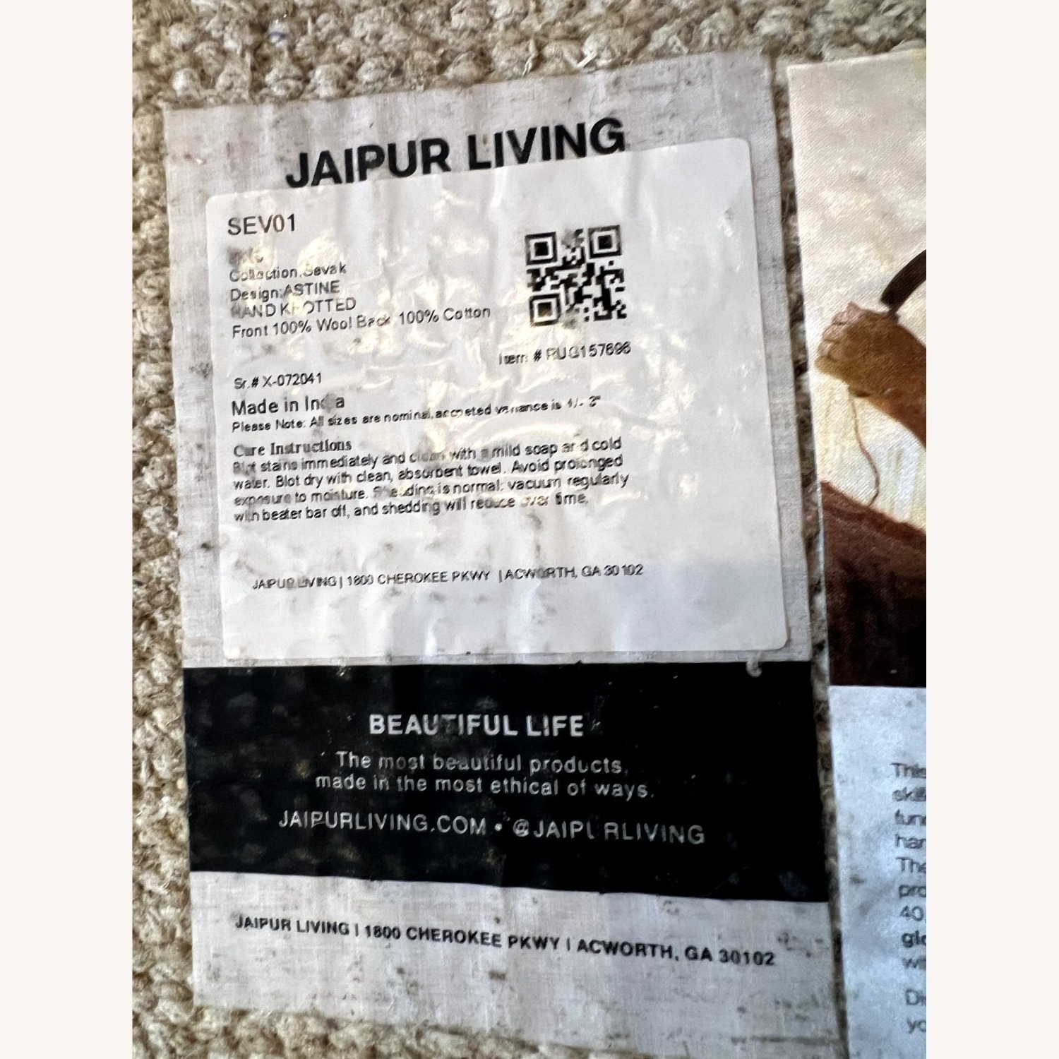 JAIPUR Living Natural Wool Area Rug 8' x 10' - image-3