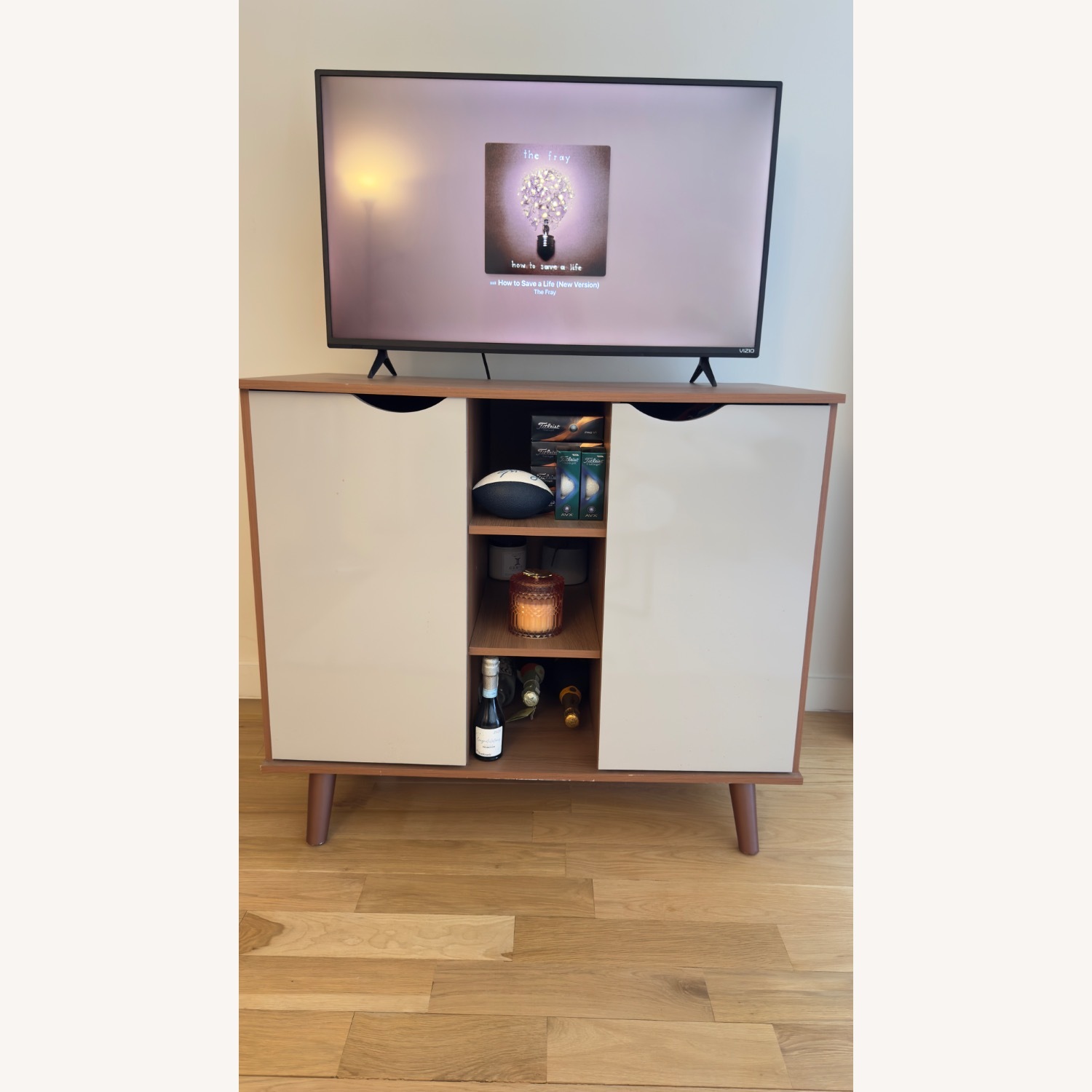 Manhattan Comfort Hampton Light Brown Wood Sideboard - image-3