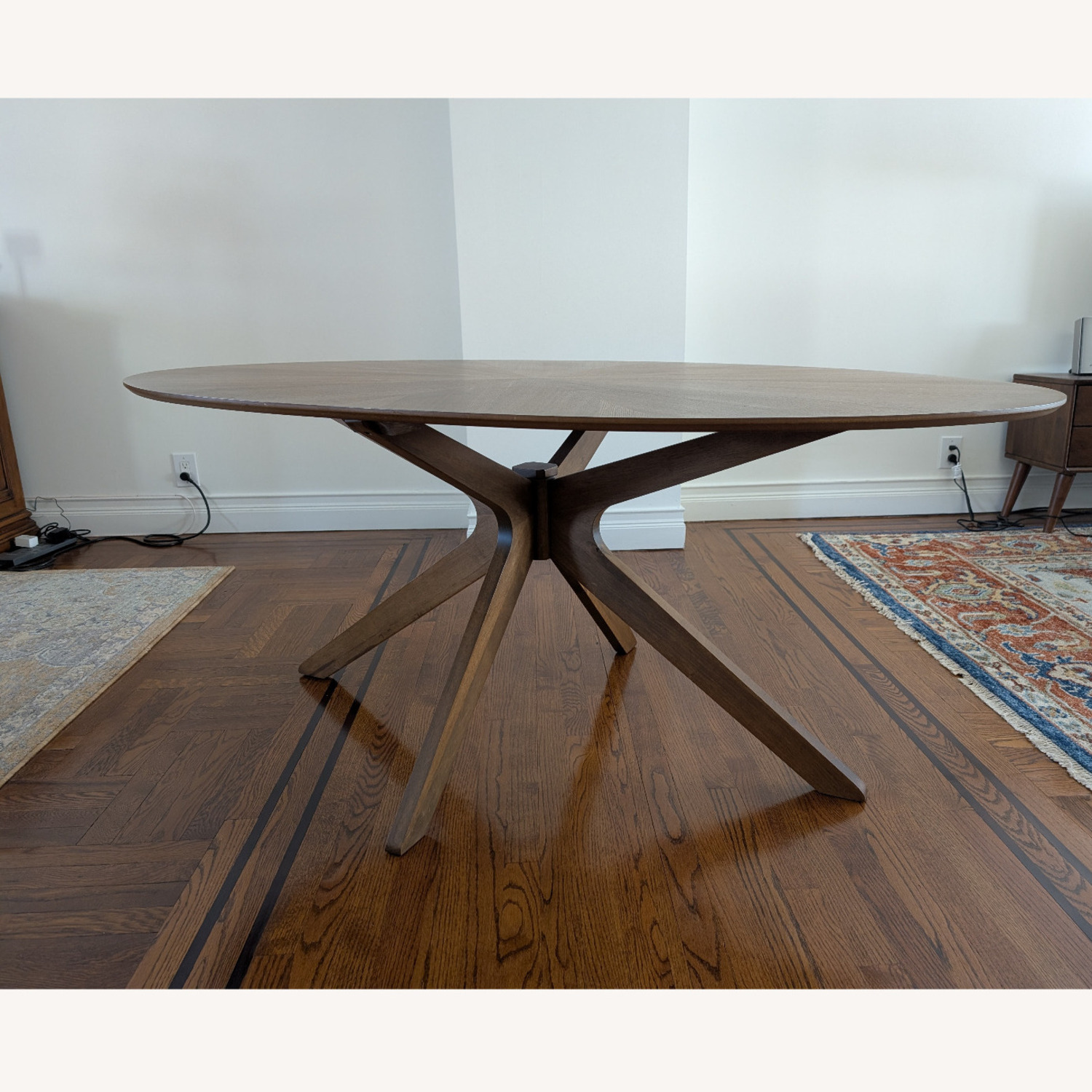 Modway Dark Brown Oval Wood Dining Table - image-6