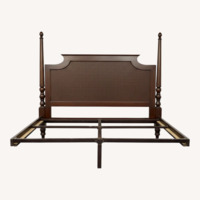 Restoration Hardware Dark Brown Wood Headboard