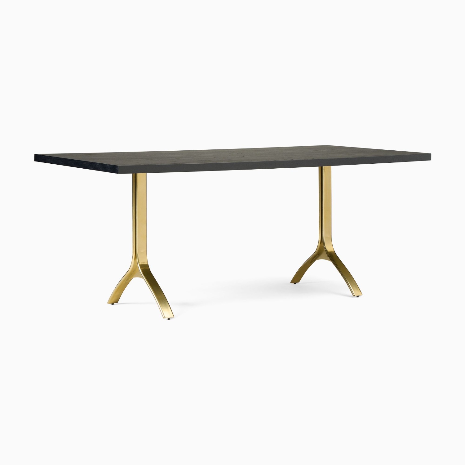 West Elm Black Wood Dining Table and 6 Chairs - image-7