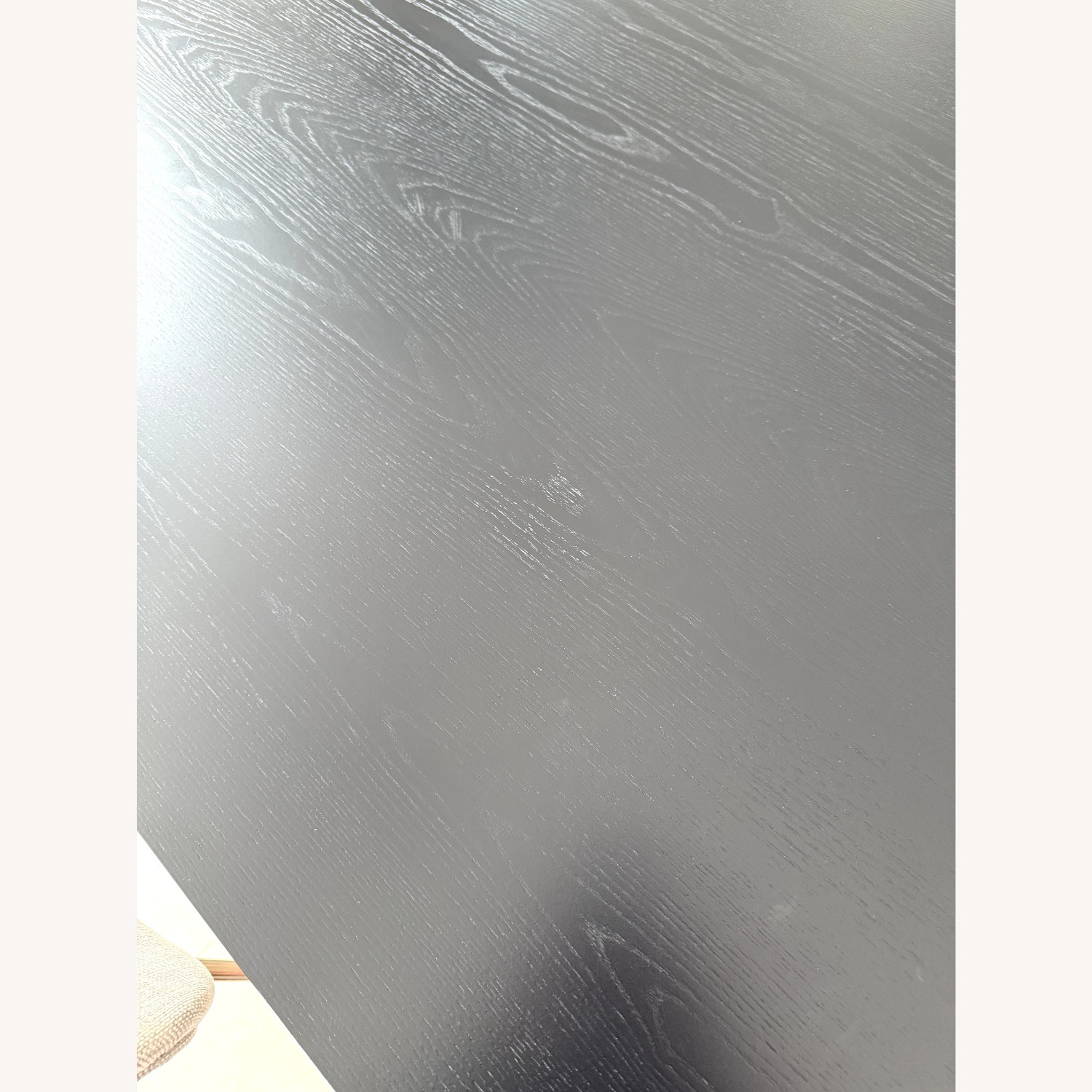 West Elm Black Wood Dining Table and 6 Chairs - image-4