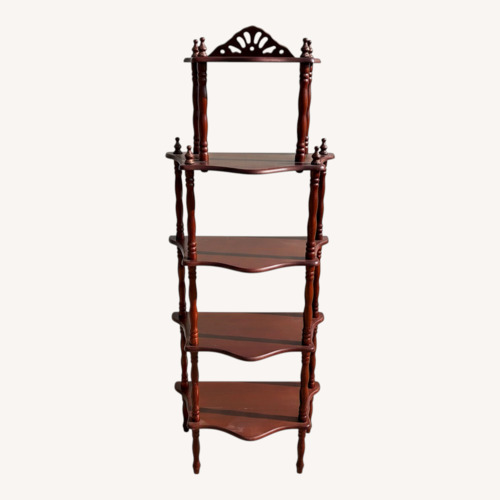 Used Vintage Cherry 5 Shelf Stand for sale on AptDeco