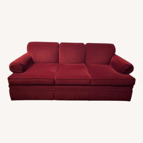 Used Ethan Allen Red 3+ Seater Sofa for sale on AptDeco