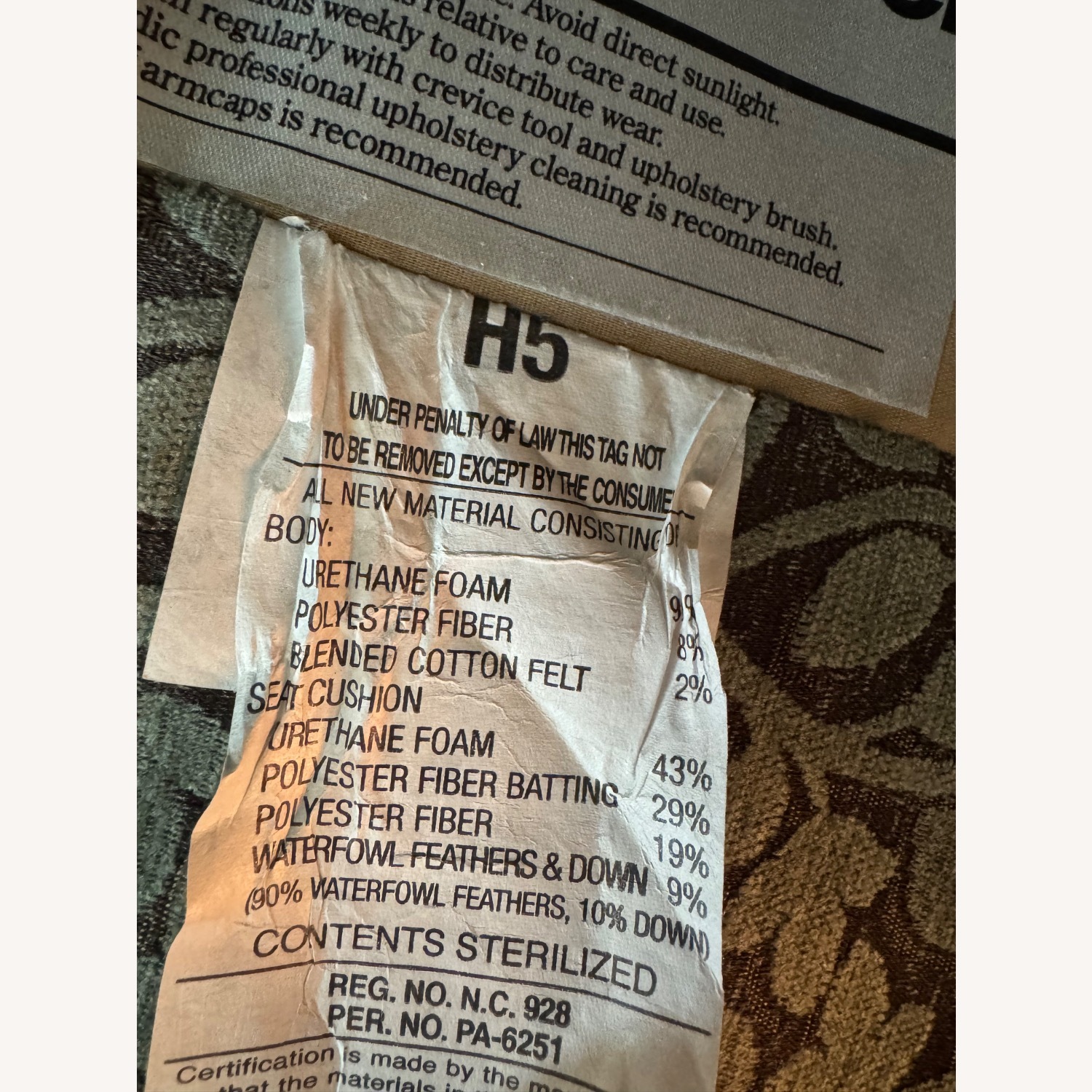 Crate & Barrel Mandy Mist Swivel Chair - image-7