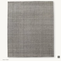 Restoration Hardware Dark Gray Area Rug 8' x 10'