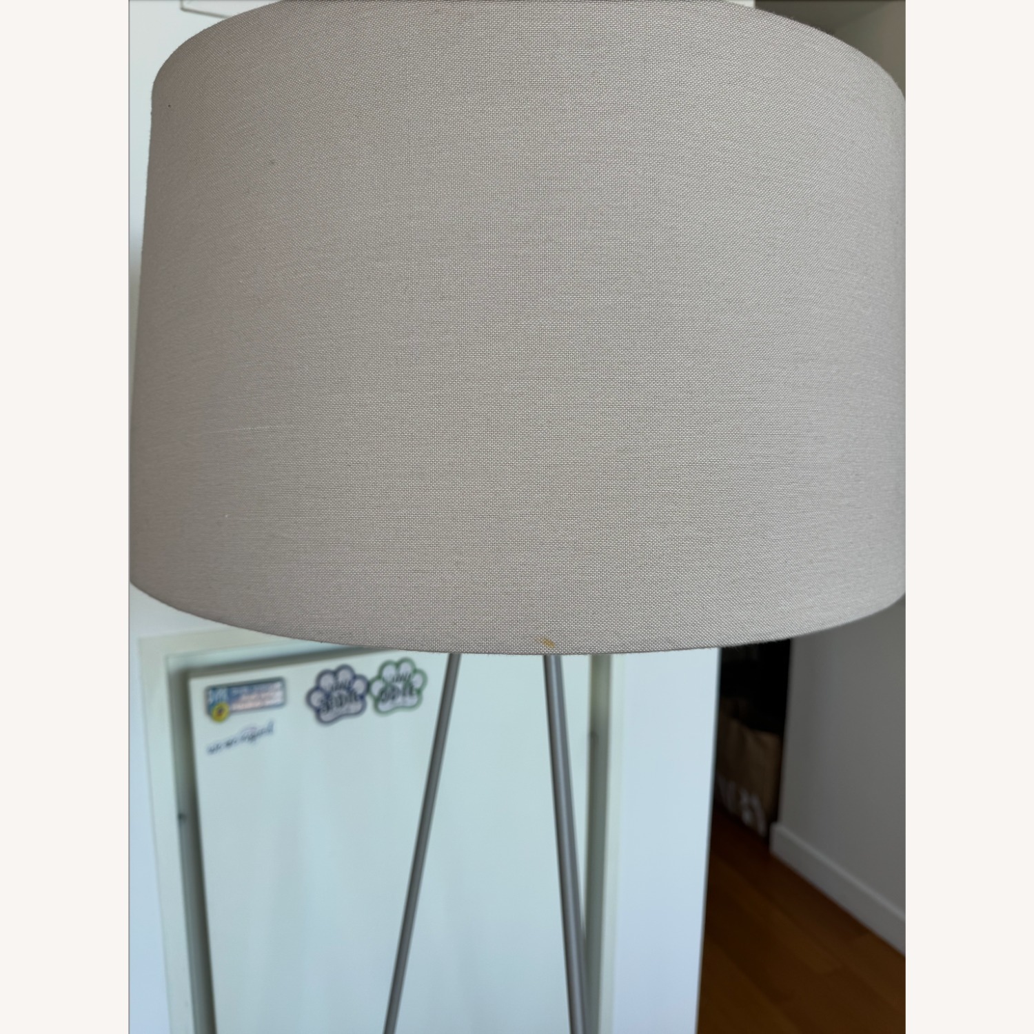 Design Within Reach Tripod Natural Fabric Floor Lamp - image-3