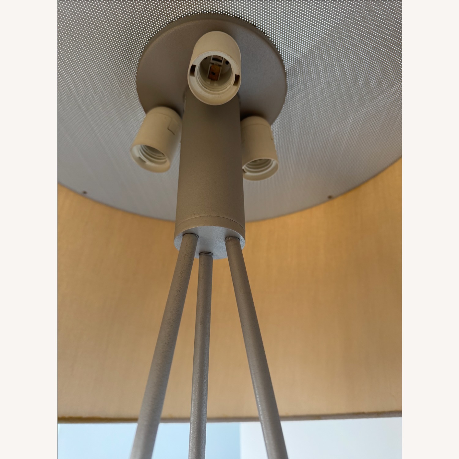 Design Within Reach Tripod Natural Fabric Floor Lamp - image-4