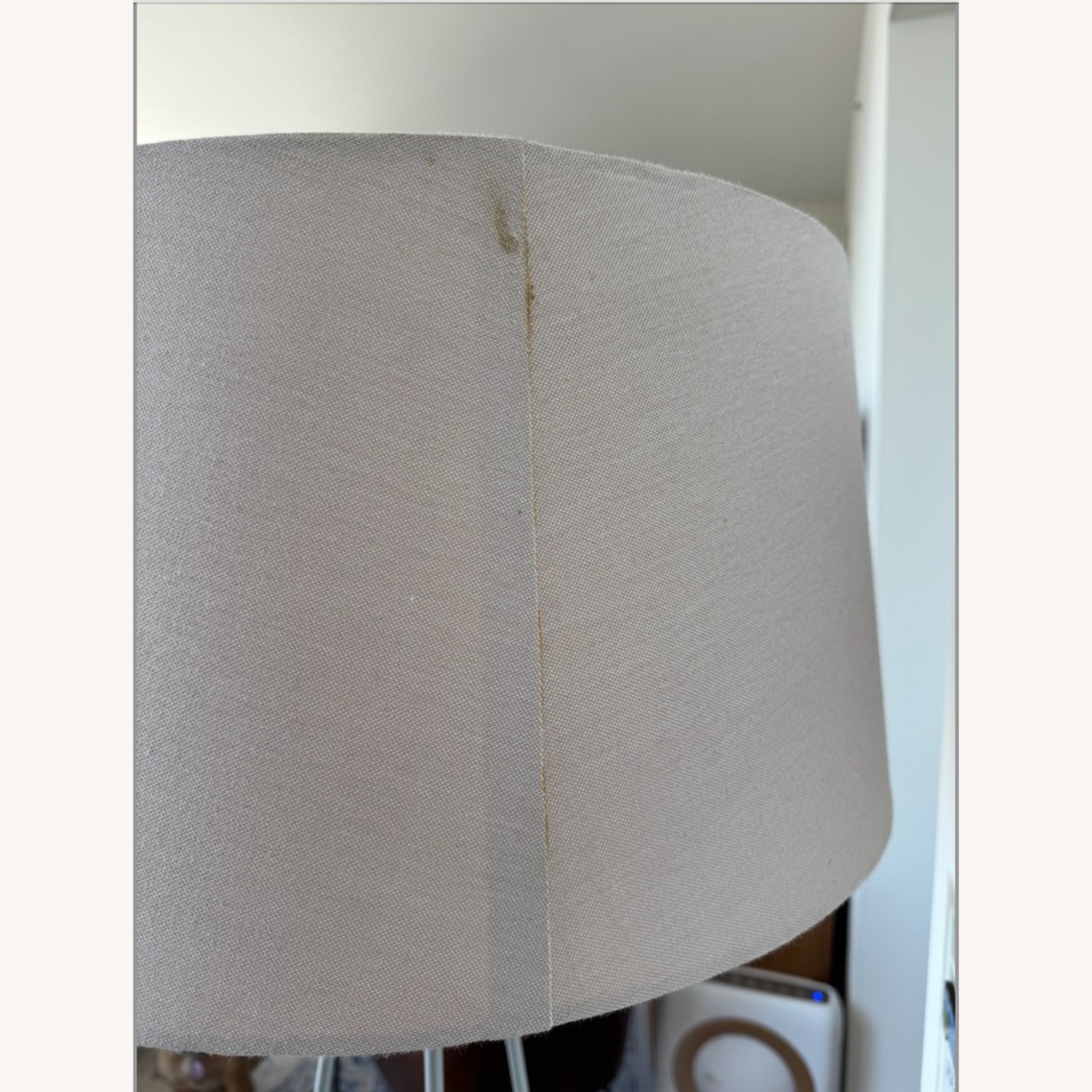 Design Within Reach Tripod Natural Fabric Floor Lamp - image-2