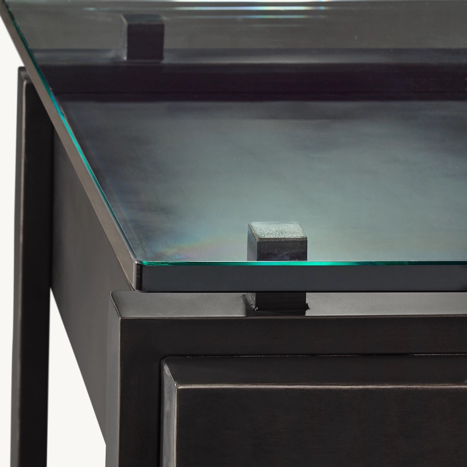 Restoration Hardware Black Desk - image-4