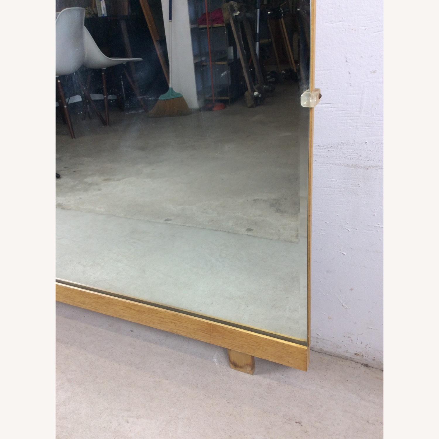 Mid Century Mountable Mirror with Beveled Glass  - image-8