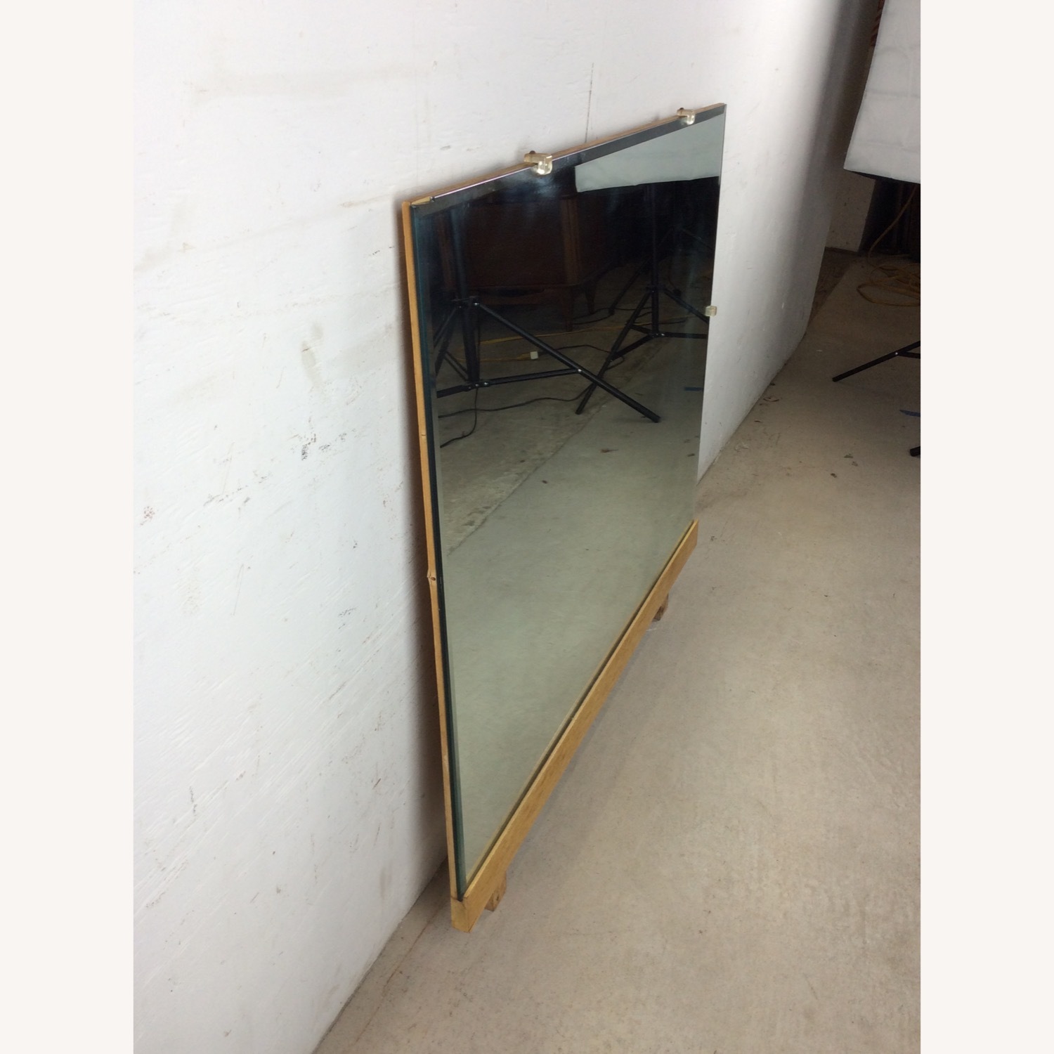 Mid Century Mountable Mirror with Beveled Glass  - image-11