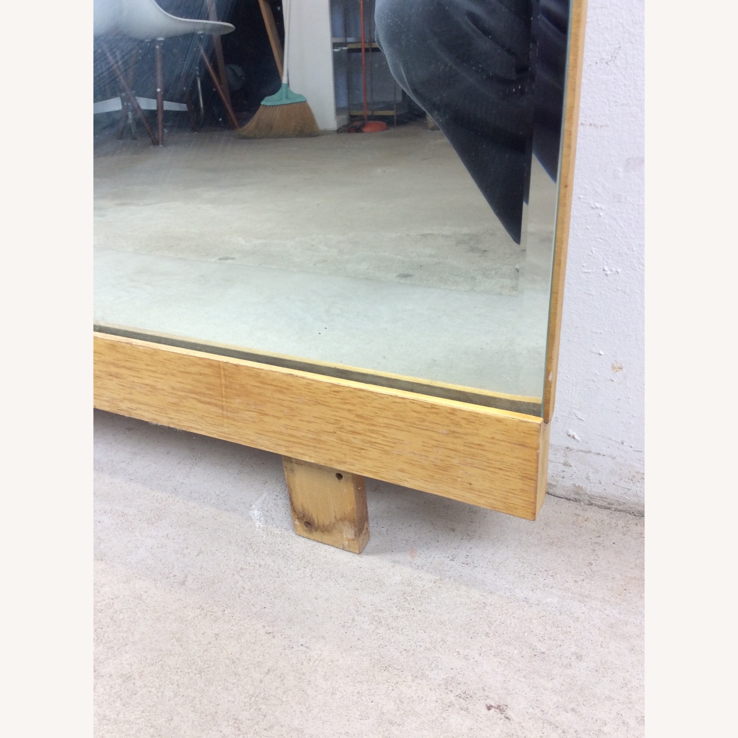 Mid Century Mountable Mirror with Beveled Glass  - image-9