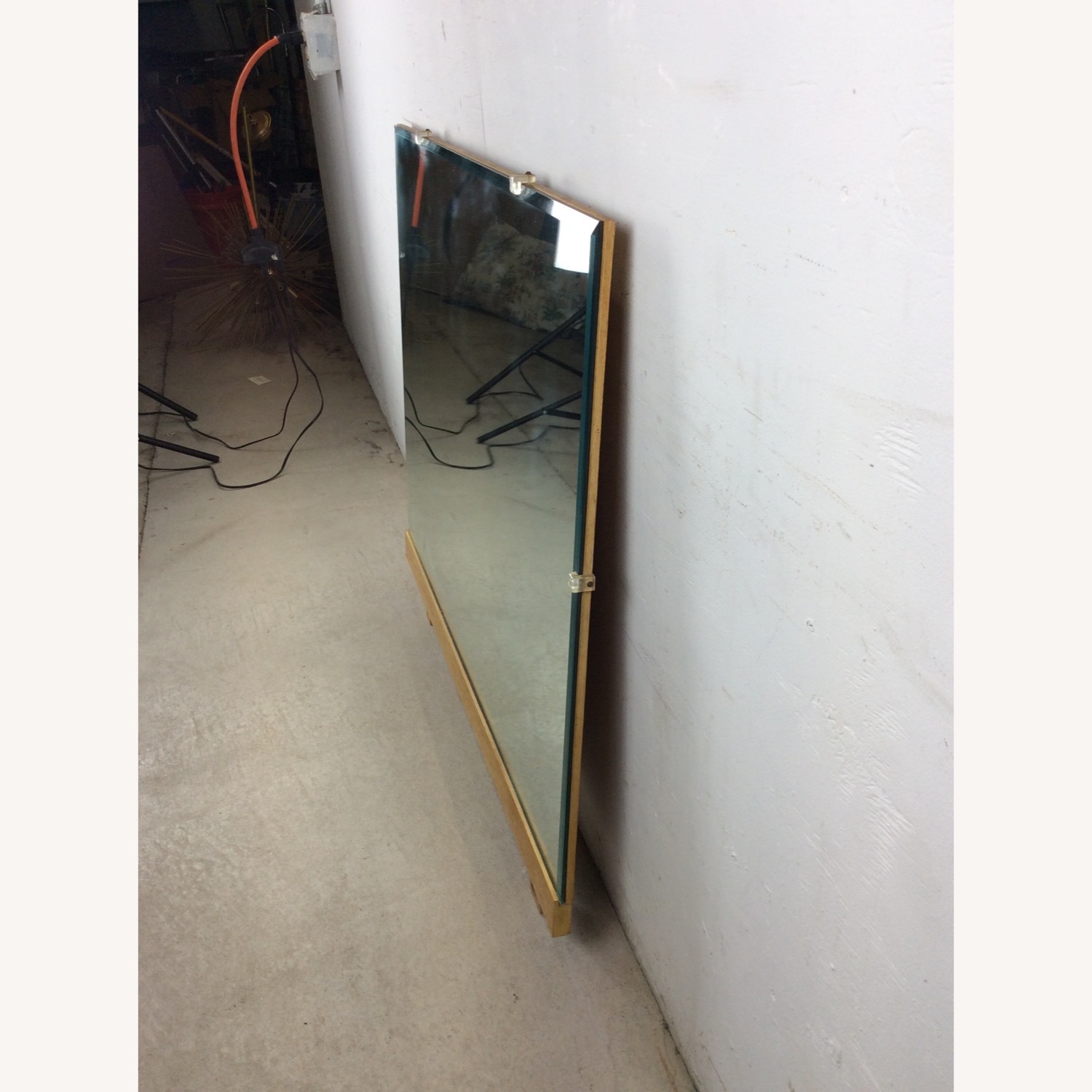 Mid Century Mountable Mirror with Beveled Glass  - image-13
