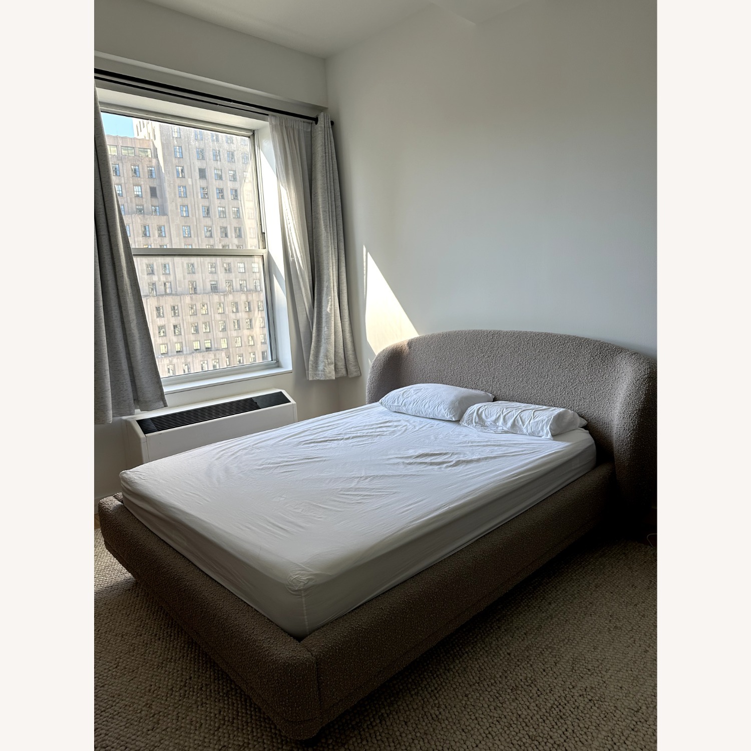 Article Kayra Queen Bed Sandstone Bouclé - image-2