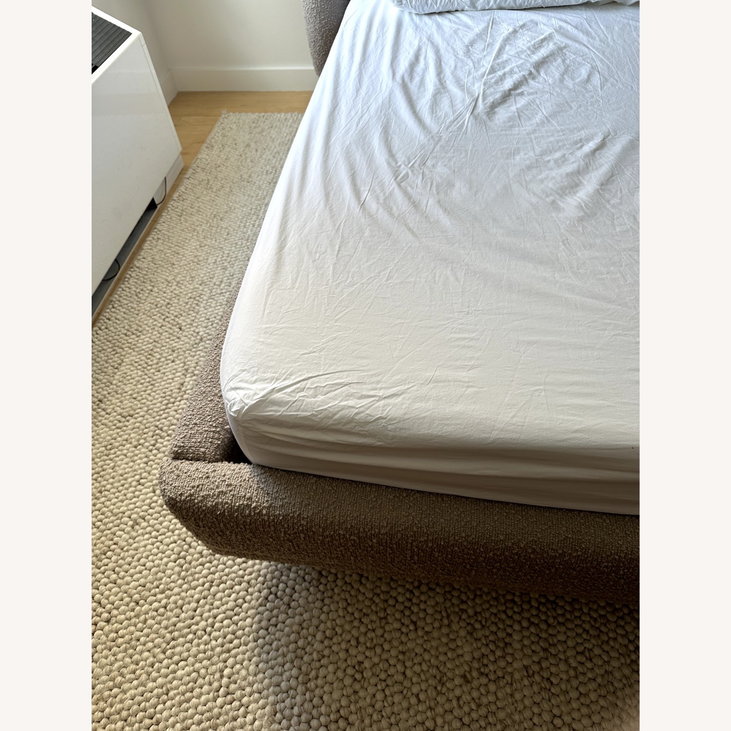 Article Kayra Queen Bed Sandstone Bouclé - image-12