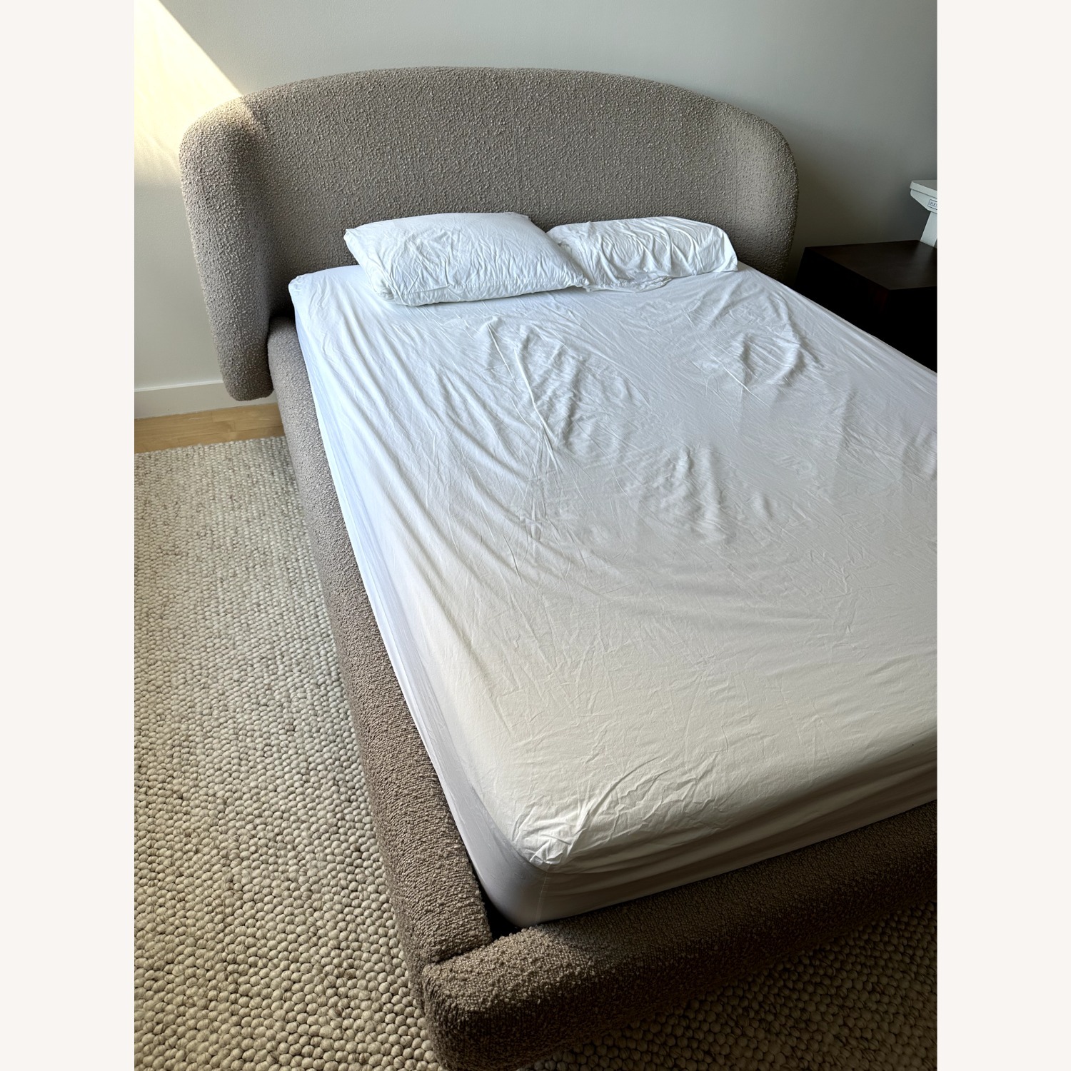 Article Kayra Queen Bed Sandstone Bouclé - image-3