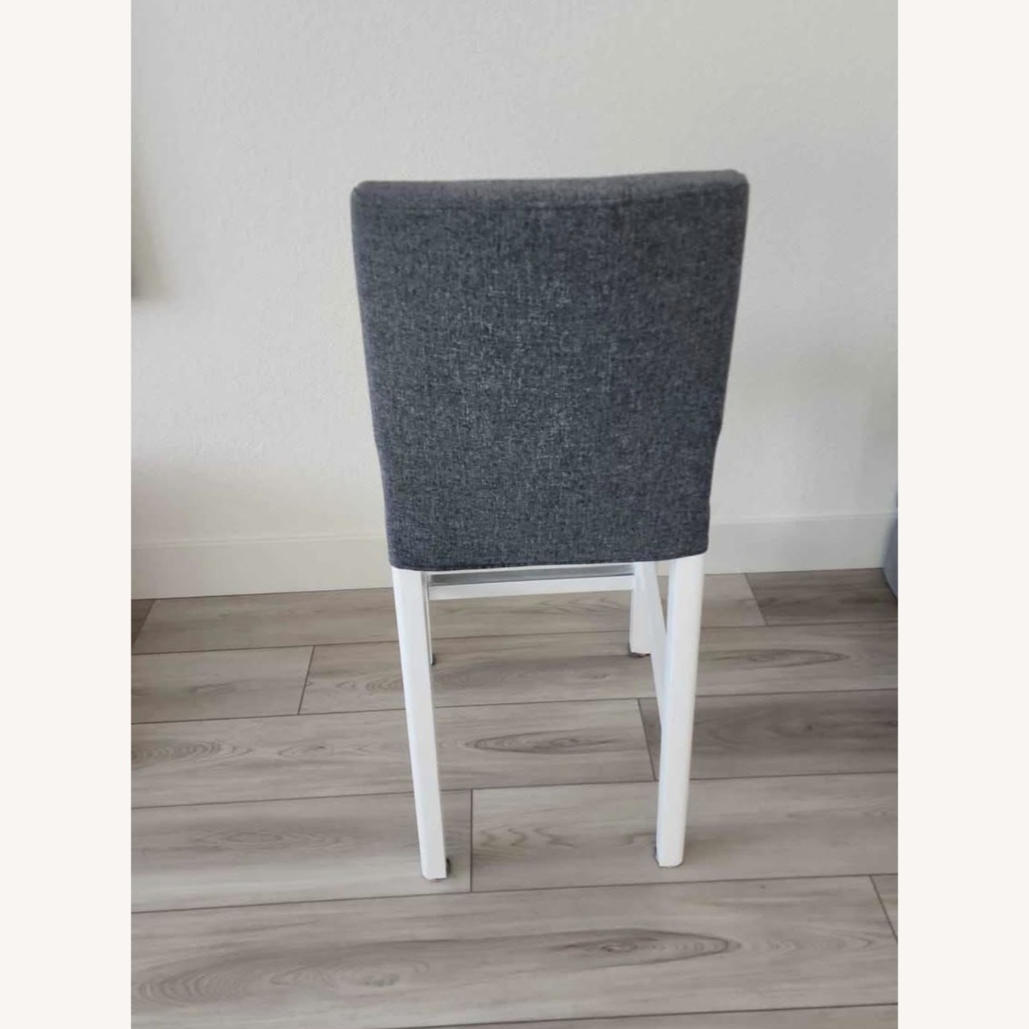 IKEA Bergmund Gray Fabric Stools - image-2