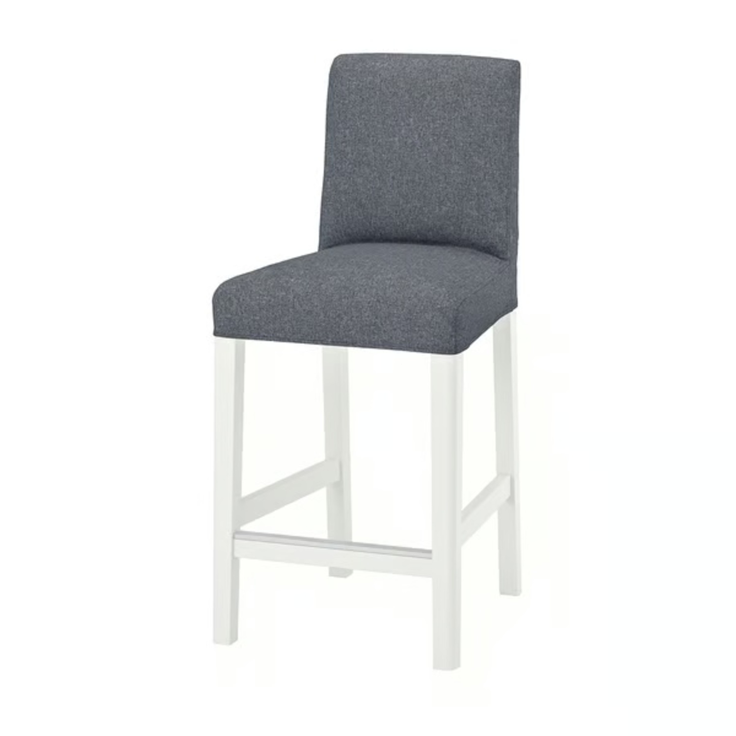 IKEA Bergmund Gray Fabric Stools - image-5