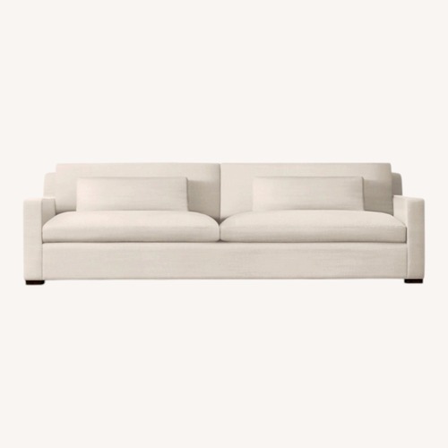 Used Restoration Hardware Belgian White 3+ Seater Sofa for sale on AptDeco