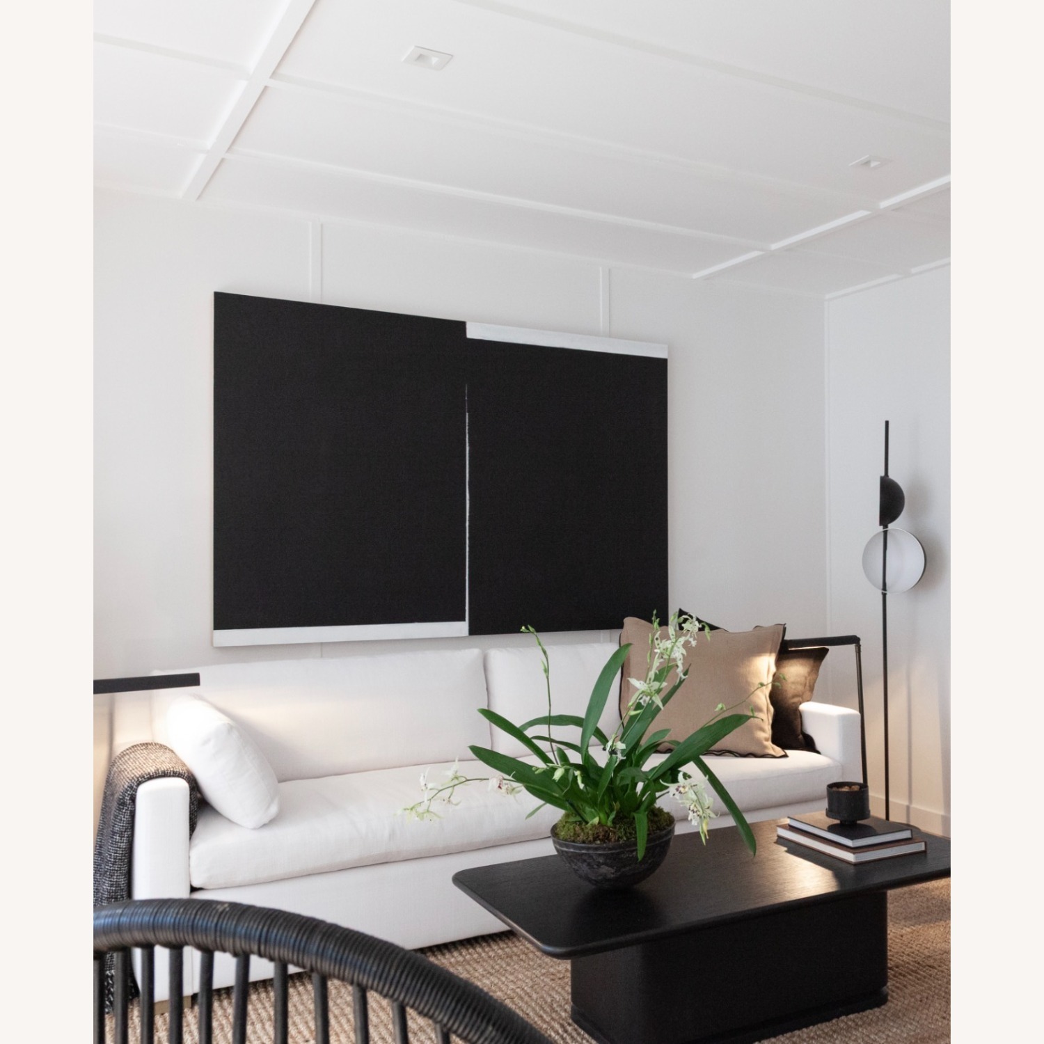 Restoration Hardware Belgian White 3+ Seater Sofa - image-2