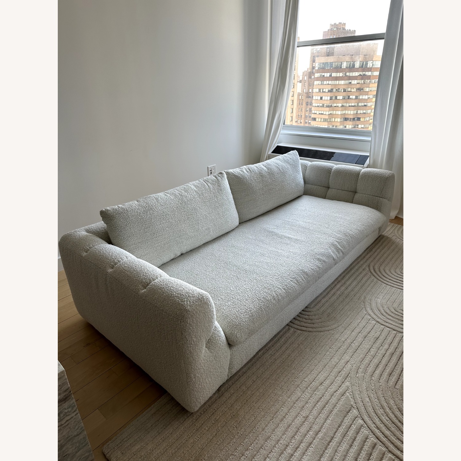 Crate & Barrel Cambria 96" Bouclé Sofa - image-4