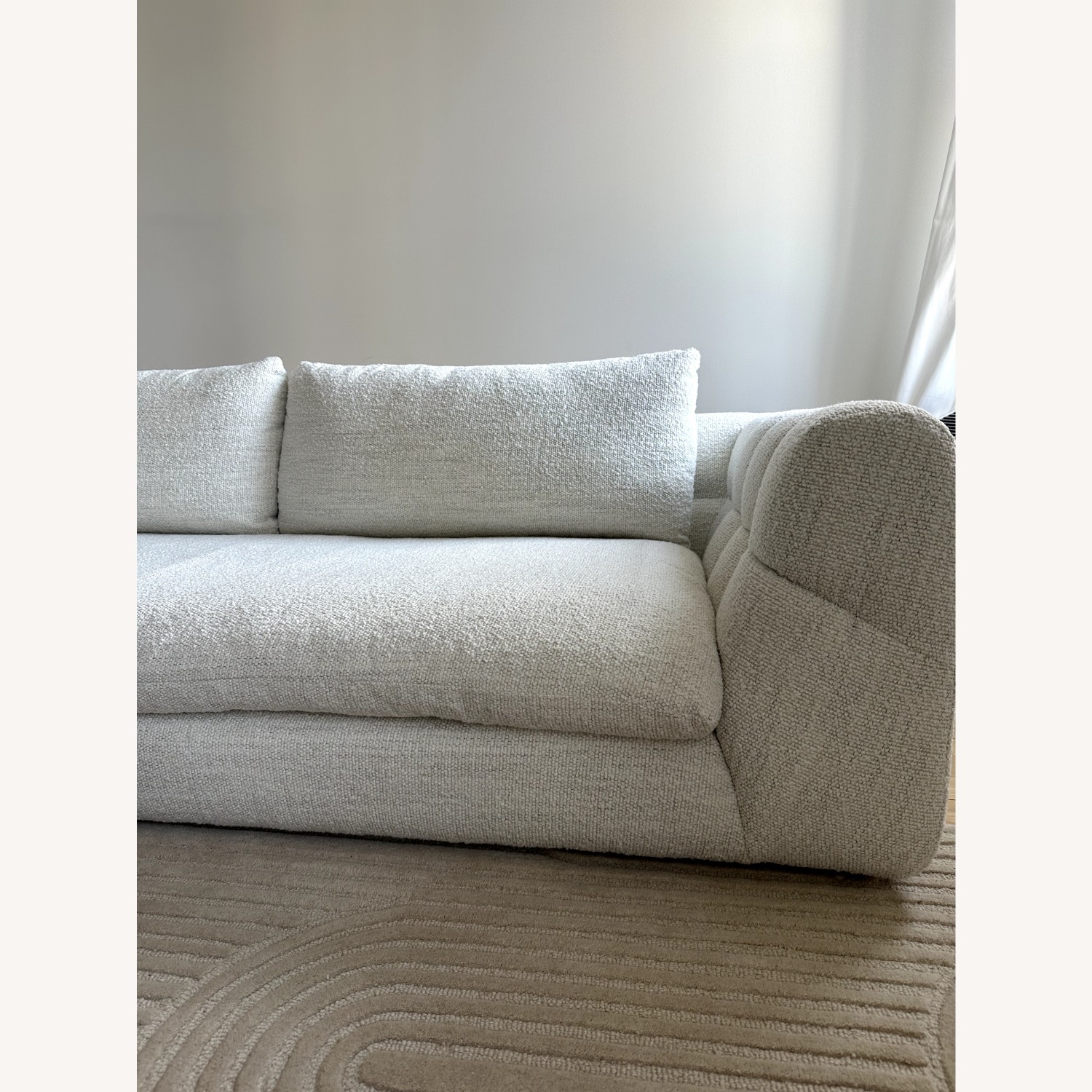 Crate & Barrel Cambria 96" Bouclé Sofa - image-9