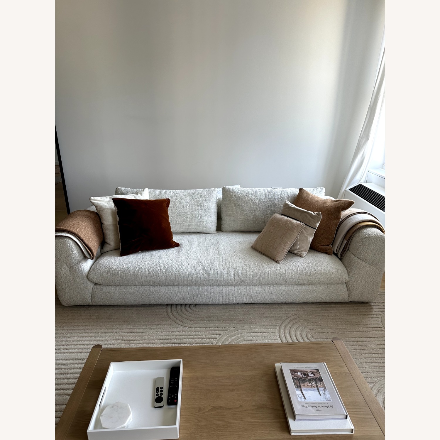 Crate & Barrel Cambria 96" Bouclé Sofa - image-13