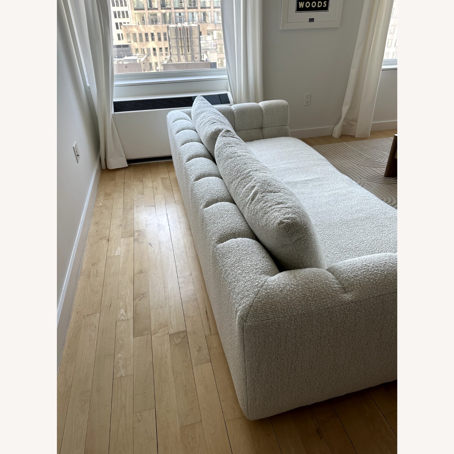 Crate & Barrel Cambria 96" Bouclé Sofa - image-5
