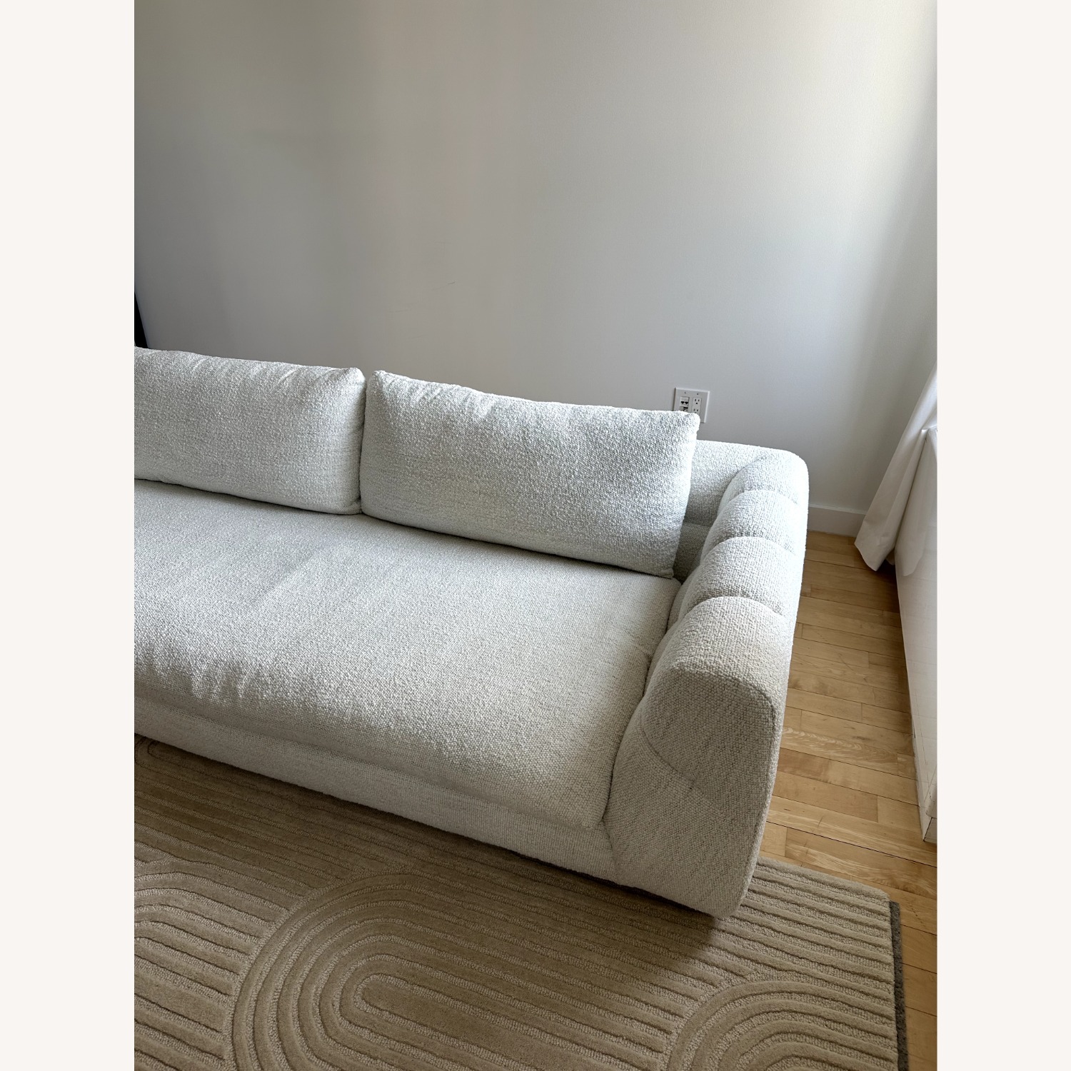 Crate & Barrel Cambria 96" Bouclé Sofa - image-3