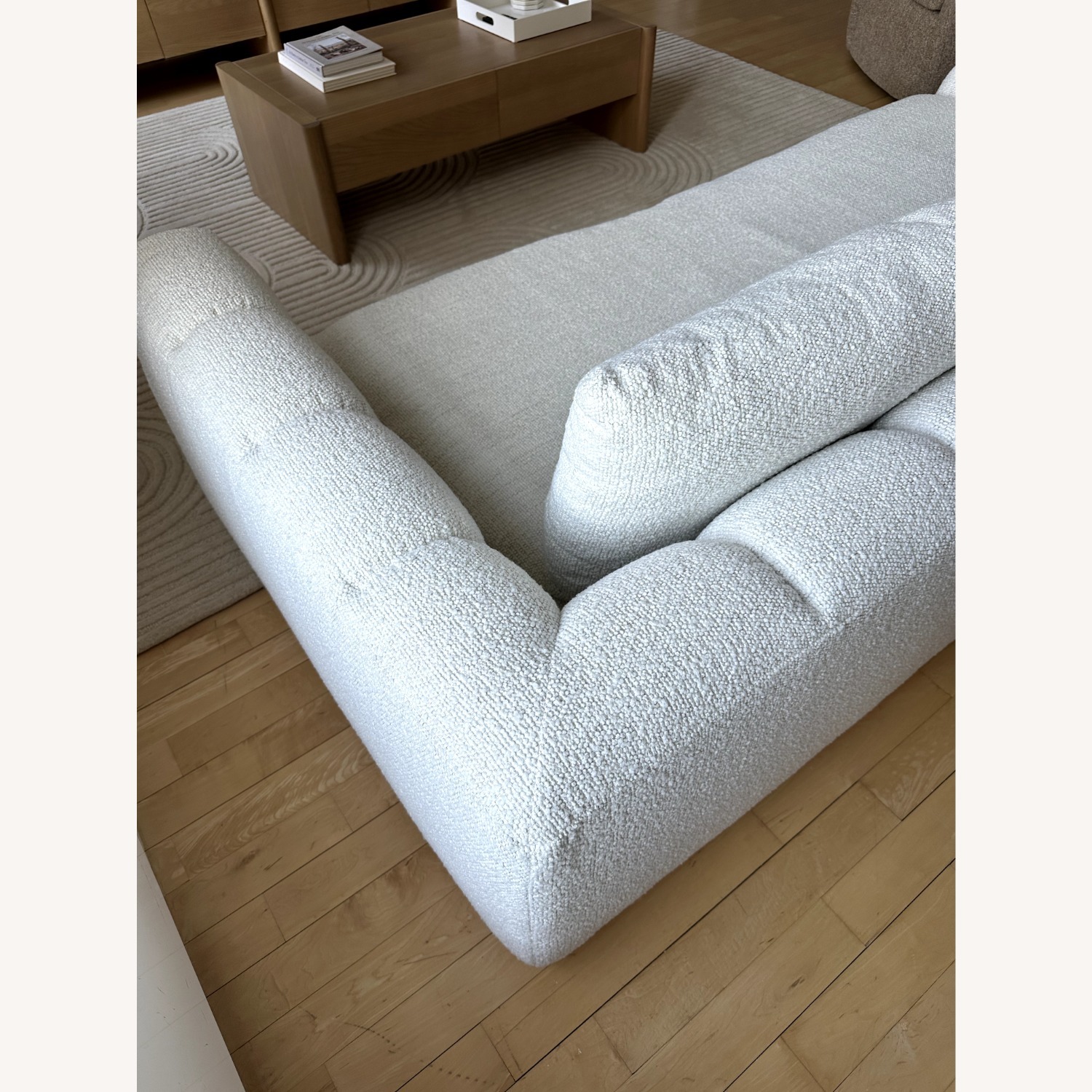 Crate & Barrel Cambria 96" Bouclé Sofa - image-6