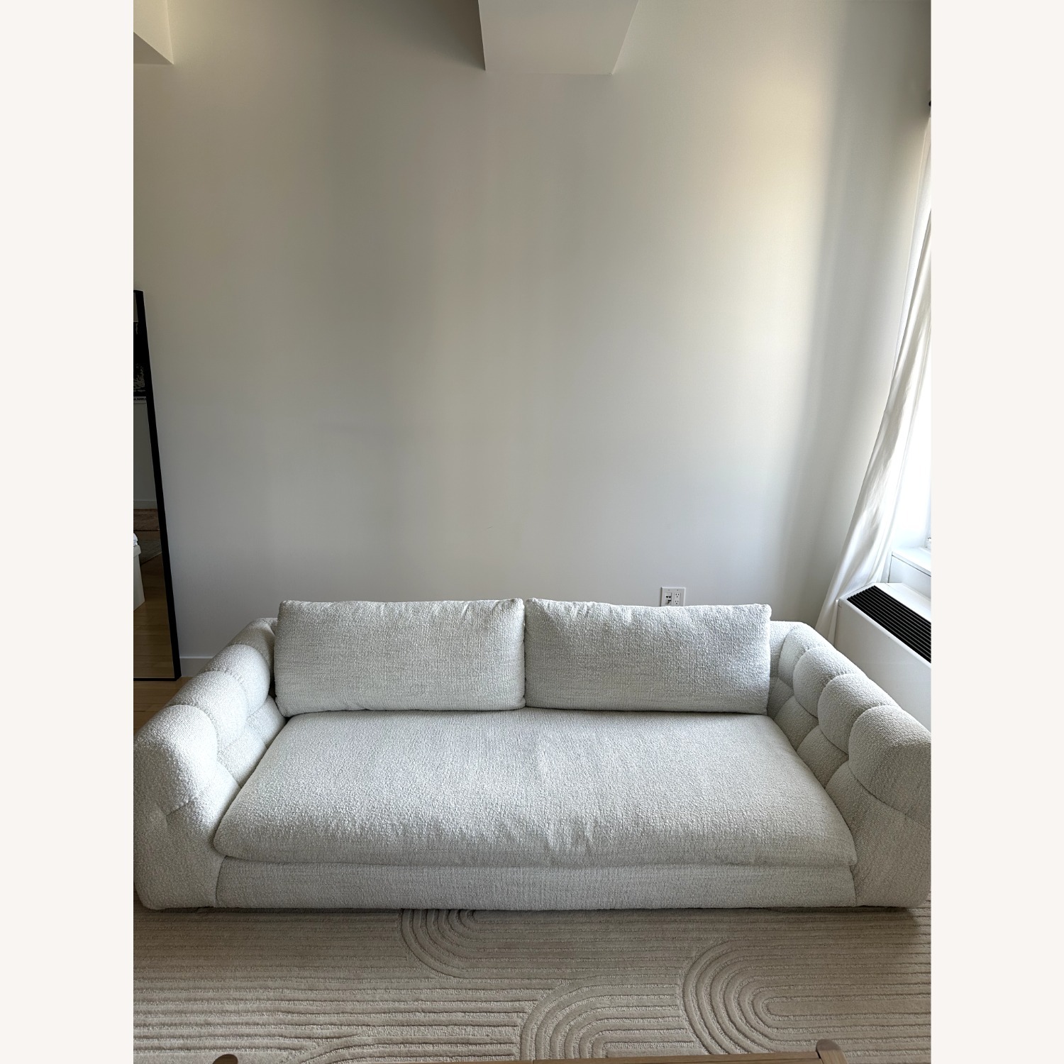 Crate & Barrel Cambria 96" Bouclé Sofa - image-2