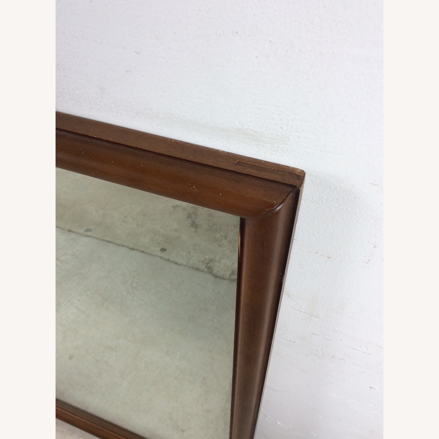 Pair MCM Rectangular Wall Mirrors with Thin Walnut - image-12