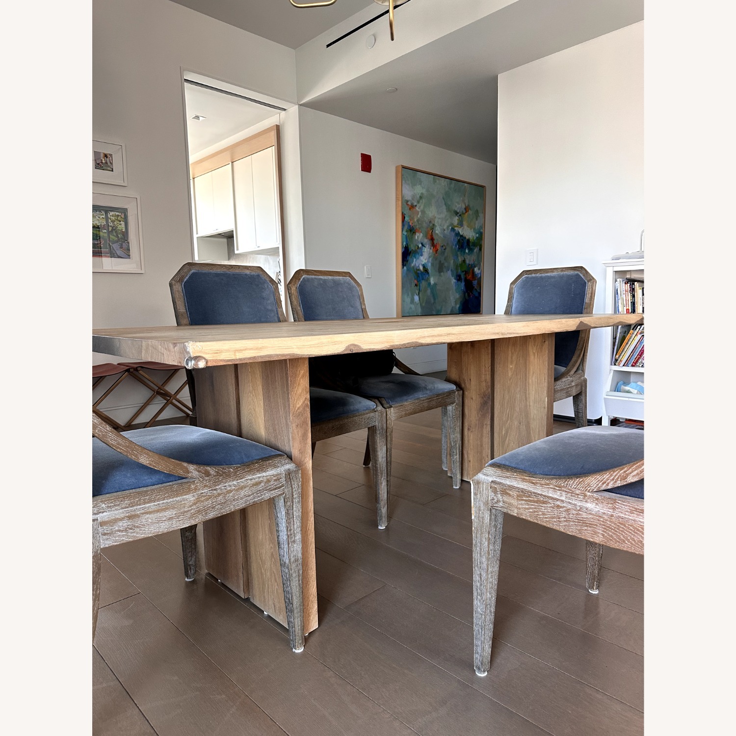 Crate & Barrel Dakota Table, Ballard Designs Chairs - image-5