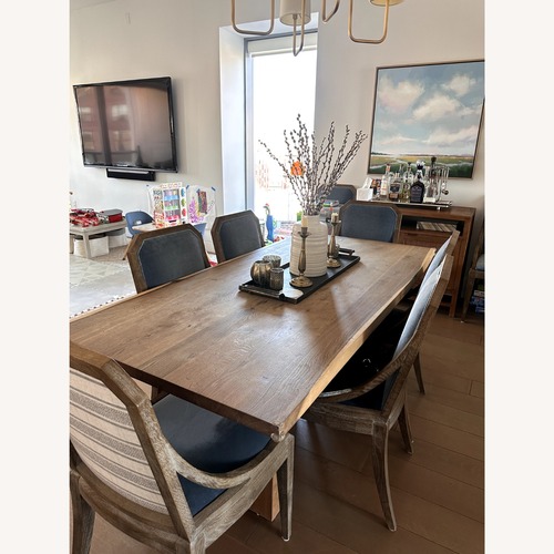 Used Crate & Barrel Dakota Table, Ballard Designs Chairs for sale on AptDeco