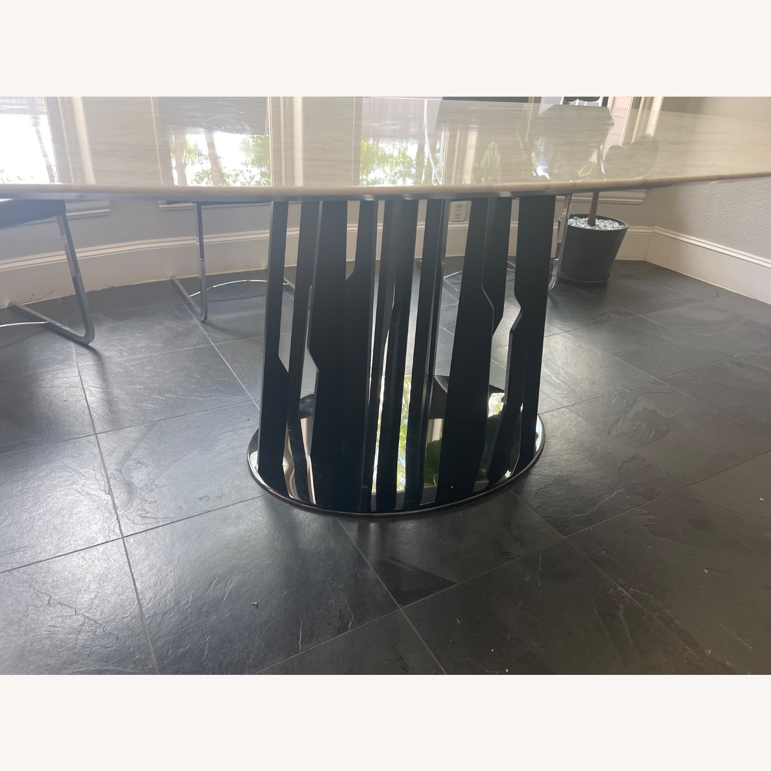 Roche Bobois Ivresse White Marble Dining Table - image-3