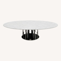 Roche Bobois Ivresse White Marble Dining Table