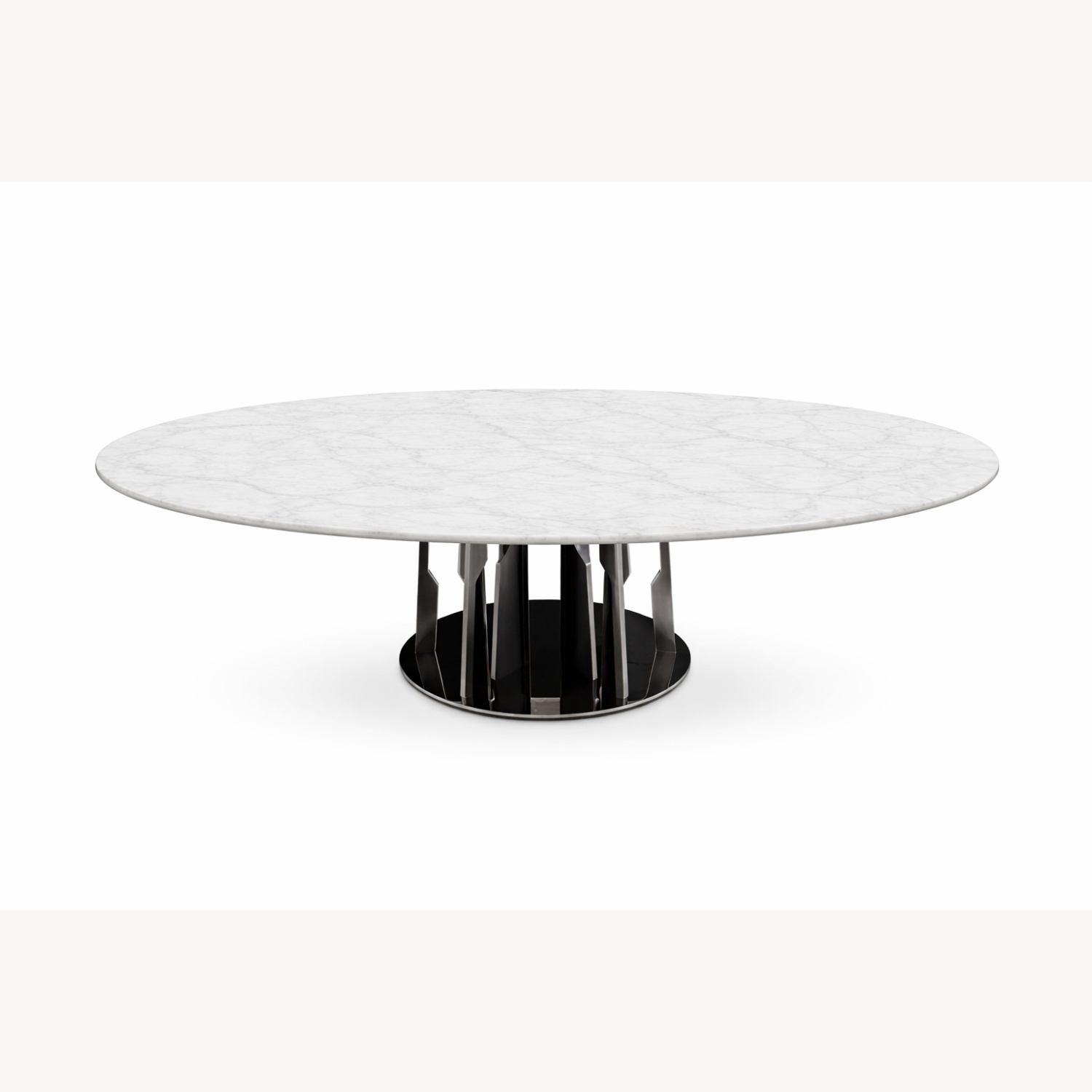 Roche Bobois Ivresse White Marble Dining Table - image-8
