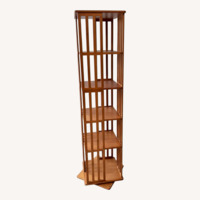 Meridian Light Brown Bamboo Bookcase
