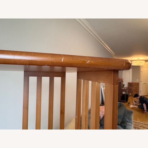 Used Meridian Light Brown Bamboo Bookcase for sale on AptDeco