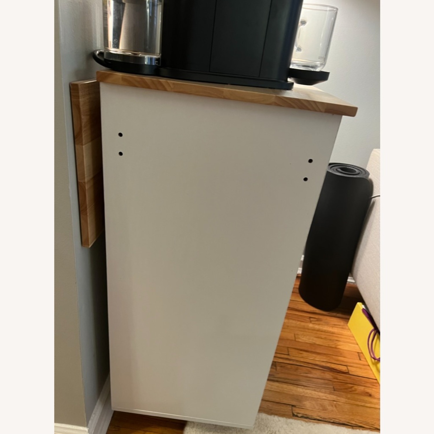 Wayfair White Wood Bar Cart - image-3