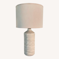 Pair of Large Ceramic Trace Table Lamps