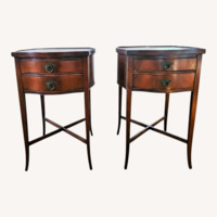 Dark Brown Side Tables