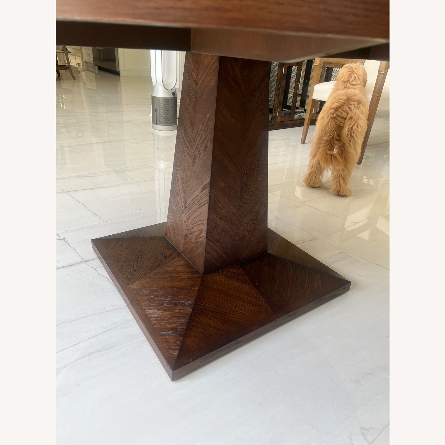 Theodore Alexander Dark Brown Wood Dining Table - image-2