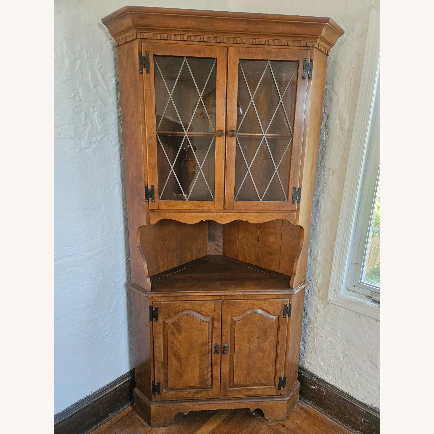 Vintage/Antique Gold Armoire - image-2