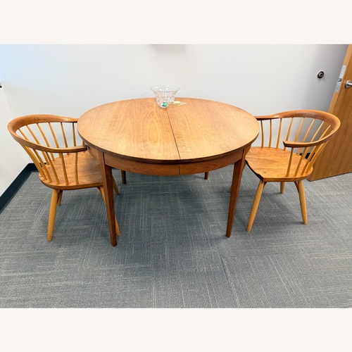 Used Thos. Moser Table and Chairs (Cherry) for sale on AptDeco